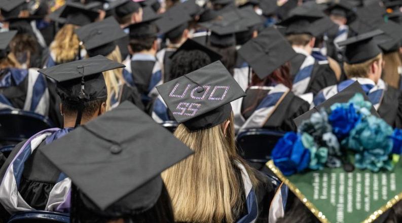 Students at graduation